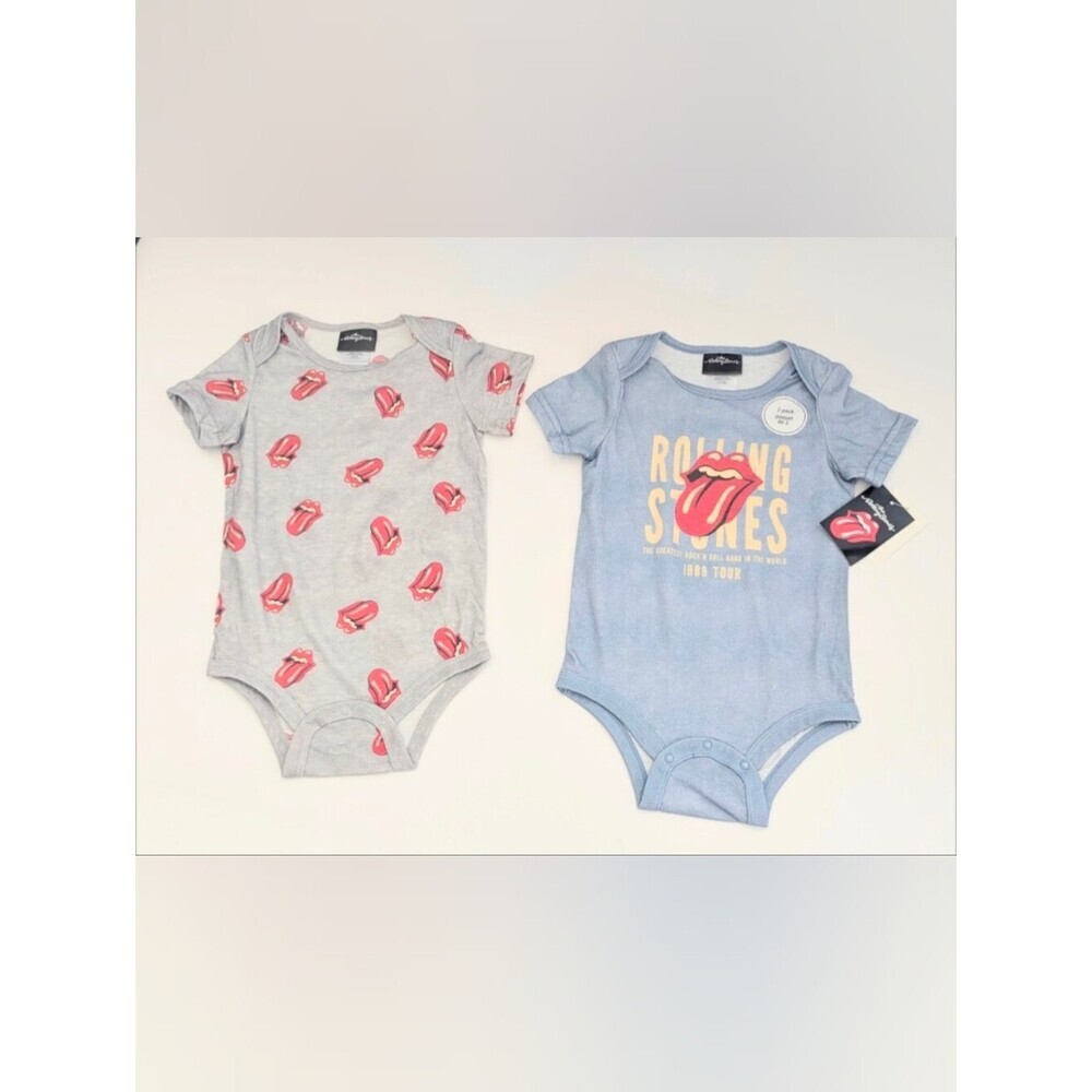 NWT Bundle of 2 Baby (18-24 Months) Rolling Stones' One-Piece Bodysuits
